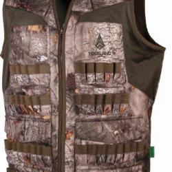 Gilet De Chasse Treeland Multitubes Camo Forest