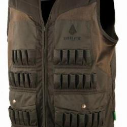 Gilet De Chasse Treeland Multitubes Kaki