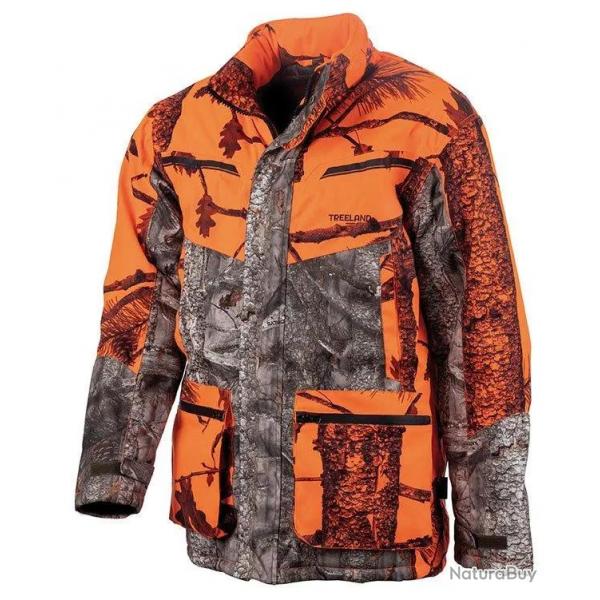 Veste De Poste Treeland Warm Hunt Camo Orange