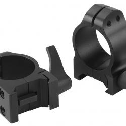 Colliers De Montage En Acier Warne Amovibles A Levier 25,4 MM - Haut