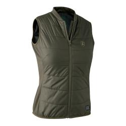 Gilet Chauffant Femme Deerhunter Heat Inner Kaki - 36