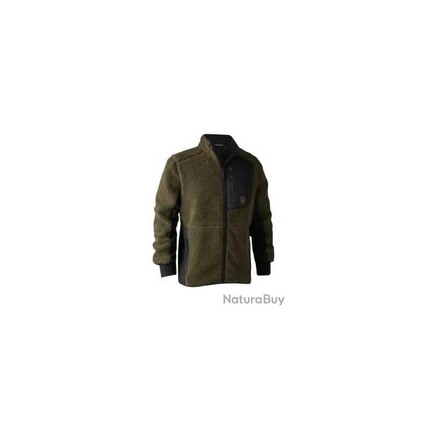Veste Polaire Molletonne Deerhunter Rogaland Fiber Pile Kaki