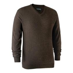 Pull De Chasse Col V Deerhunter Kingston Dark Elm