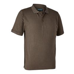 Polo De Chasse Deerhunter Gunnar Brown Leaf Melange