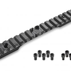 Rail en Acier Carbon 0 MOA pour Carabine Bergara - Action Longue