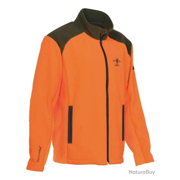 Blouson Polaire Percussion Wild Board Republic Orange