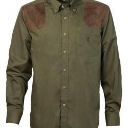 Chemise de Chasse Percussion Marcilly Kaki