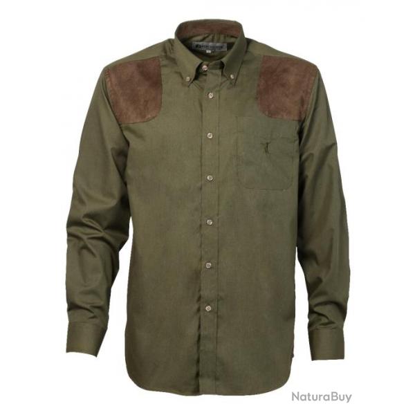 Chemise de Chasse Percussion Marcilly Kaki