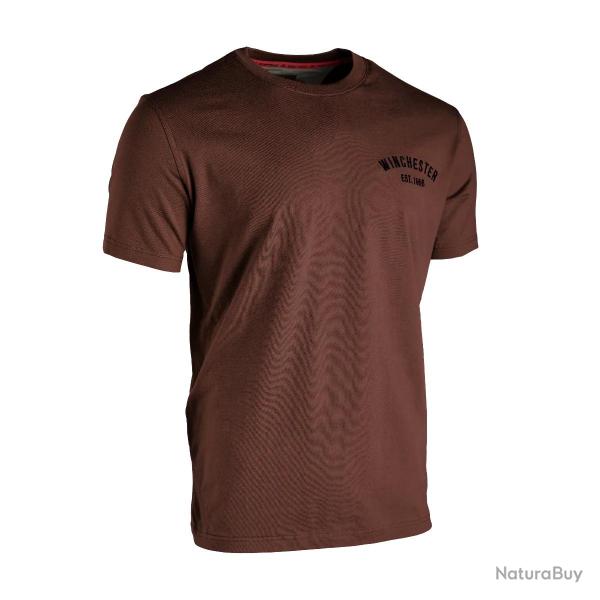 Tee Shirt Winchester Colombus Marron