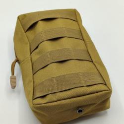 Sable -  Pochette pour ceinture / sac à dos - Militaire - Passant Molle - 11cm x 20cm.