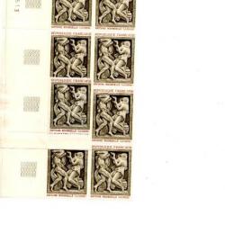 9 timbres de postes