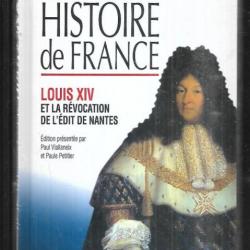 jules michelet histoire de france louis XIV et la révocation de l'édit de nantes