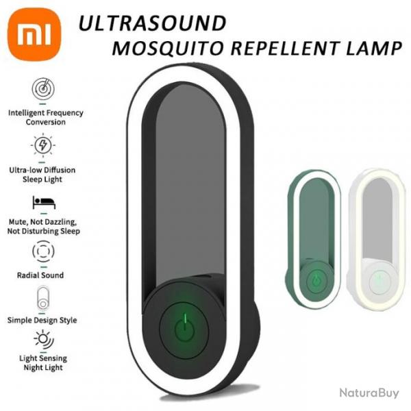 Veilleuse Ultrason Anti Moustique Insecte Xiaomi, Couleur: Noir 3pcs