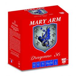 PROMO CARTOUCHES - Pack 250 cartouches Mary Arm Dragonne Cal.12 36Gr - BJ - PB 6