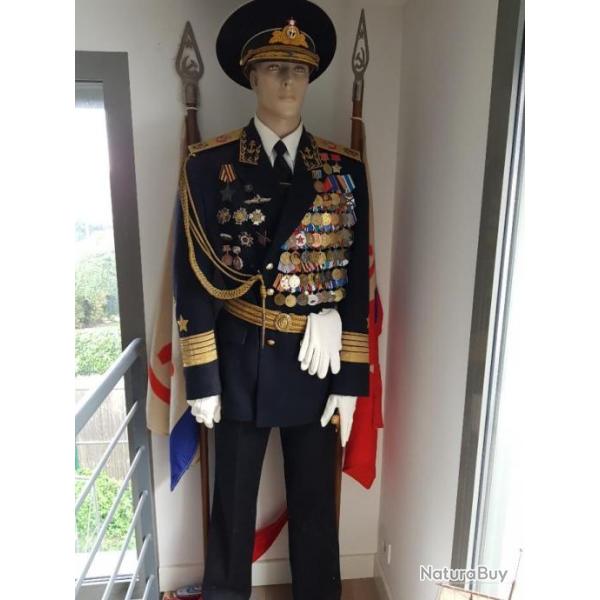 uniforme amiral russe complet poque sovitique