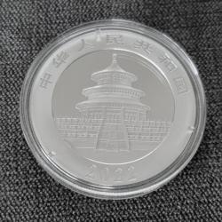 Chine - Pièce 10 Yuan Argent Panda 2022 - Neuve, Sous Capsule