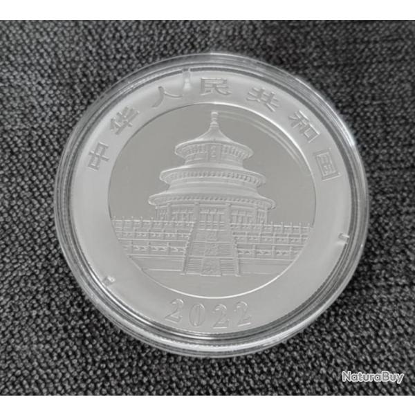 Chine - Pice 10 Yuan Argent Panda 2022 - Neuve, Sous Capsule