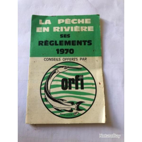 1 rglement 1970 orfi   pche ancien collection occasion