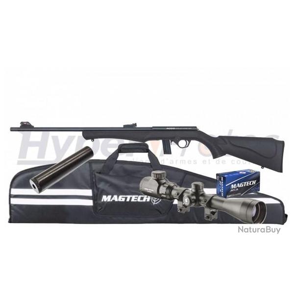 Pack Carabine 22lr Rossi 8122 + Lunette + Silencieux + Housse