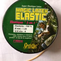 5 m élastique magic latex 1,2 mm 700% plein peche coup