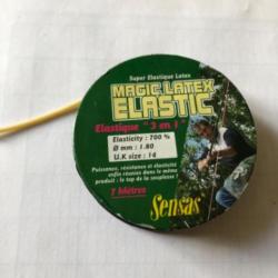1,5 m élastique magic latex 1,8 mm 700% plein peche coup