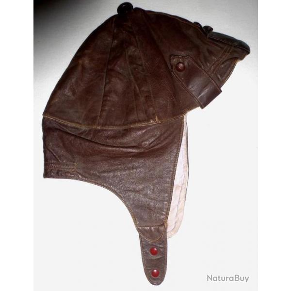 BONNET de MOTOCYCLISTE ALLEMAND de la SECONDE GUERRE.  /7916