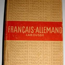 DICTIONNAIRE FRANCO-ALLEMAND de la SECONDE GUERRE.  /7745