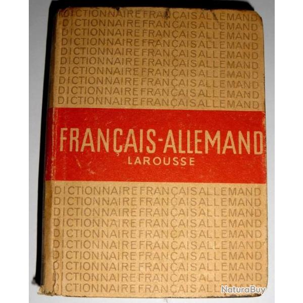 DICTIONNAIRE FRANCO-ALLEMAND de la SECONDE GUERRE.  /7745