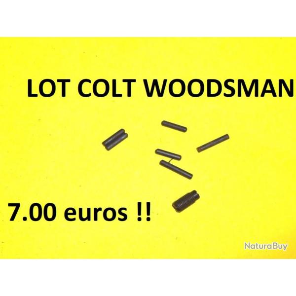 lot axes / vis pistolet COLT WOODSMAN  7.00 euros !!!!!!!!!!!!!!!!!!!- VENDU PAR JEPERCUTE (J2A104)