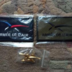 Militaria Français Lot d'Insignes Armée de l'Air