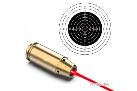 Balle de réglage cartouche laser calibre 9 mm avec piles - Lasers de  réglage optique, collimateurs (10793796)