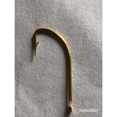 LIZHOUMIL Lot de 100 hameçons avec ardillon en acier au carbone avec un hameçon de pêche 5/0# (100pcs/pack