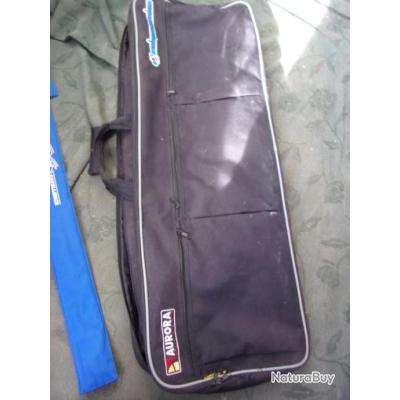 Sac De Transport Pour Arc Compound - Léger 100x45x5cm - Toile Noire - Neuf