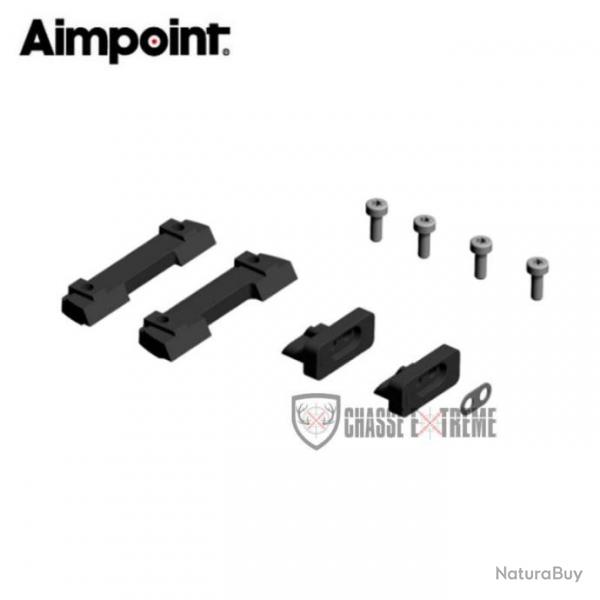 Plaques d'Embase AIMPOINT Micro S-1 pour Bande de Fusil Ventile Etroite