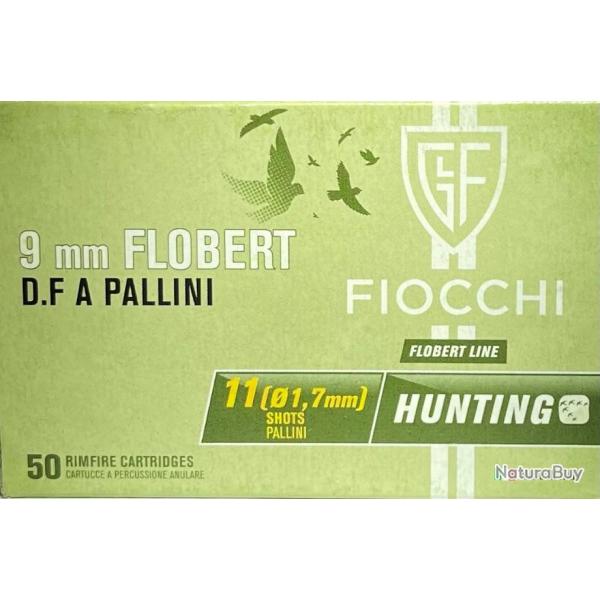 Munitions Fiocchi 9 mm Flobert Numro 11 par 50