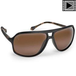 Lunettes Polarisantes Fox Avi8 Black & Camo Verre Marron
