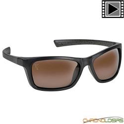 Lunettes Polarisantes Fox Collection Wrap Green/Black Verre Marron