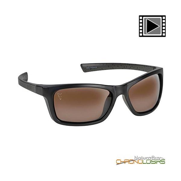 Lunettes Polarisantes Fox Collection Wrap Green/Black Verre Marron