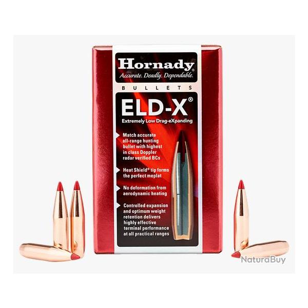 Ogives 6mm .243 90 gr ELD-X x 100 Hornady