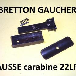 hausse complète carabine BRETTON GAUCHER calibre 22lr - VENDU PAR JEPERCUTE (J2A109)