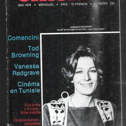 cinéma 78 nouvelle formule mai 1978 233, comencini, cinéma en tunisie , cinéma chinois