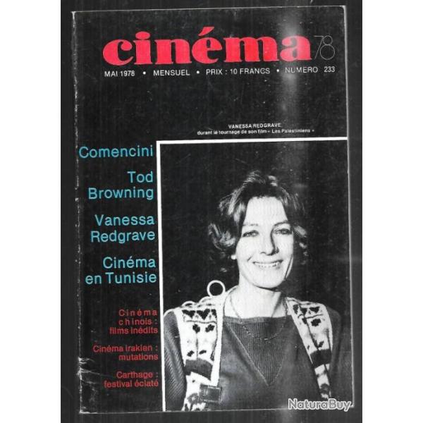 cinma 78 nouvelle formule mai 1978 233, comencini, cinma en tunisie , cinma chinois