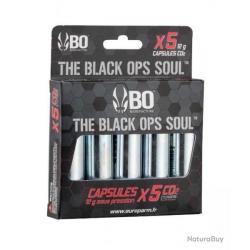 Cartouches SPARCLETTES 12 G DE CO2 BO The Black Ops Soul Airsoft/tir à plomb/défense
