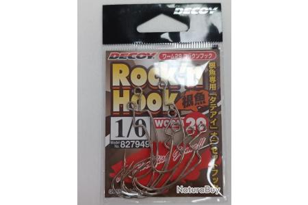 Daiwa Bassers Worm Hook Offset hook, 1/0 - 6 pieces