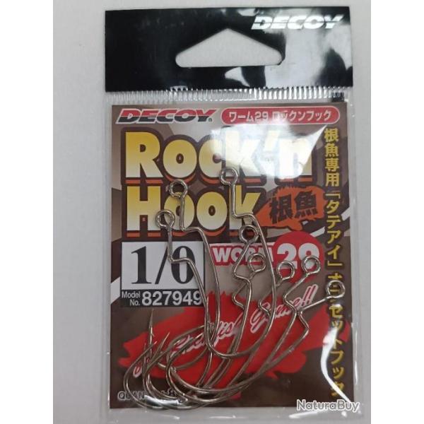 !!! Hameons DECOY ROCK'N HOOK WORM 29 !!!  taille : 1/0