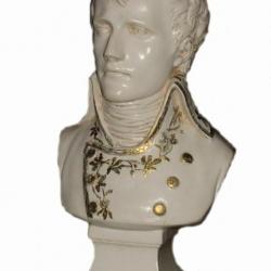 Buste de Napoléon Bonaparte 1er consul Blanc et dorure