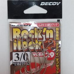 !!! Hameçons DECOY ROCK'N HOOK WORM 29 !!!  taille : 3/0