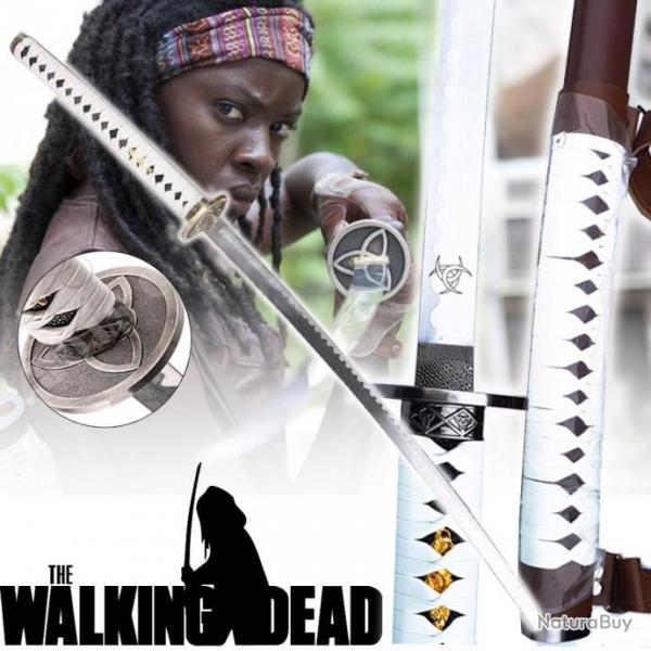 Katana en Mtal TWD The Walking Dead Michonne