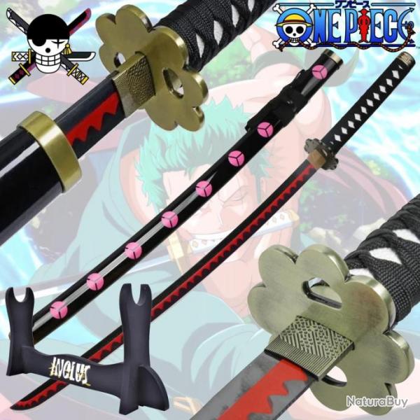 Pack Katana Roronoa Zoro One Piece Shusui + Support Katana