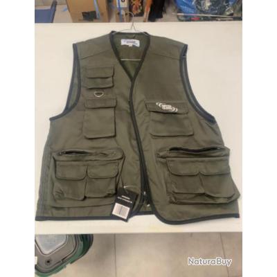 Couleur Kaki taille M Veste imperméable multi-poches pour hommes, veste